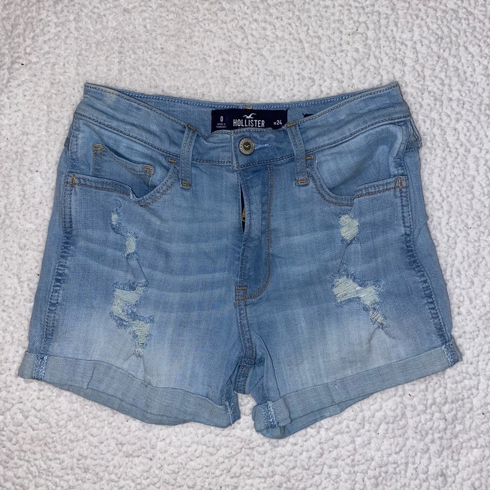 Hollister Co. Hi-rise jean short